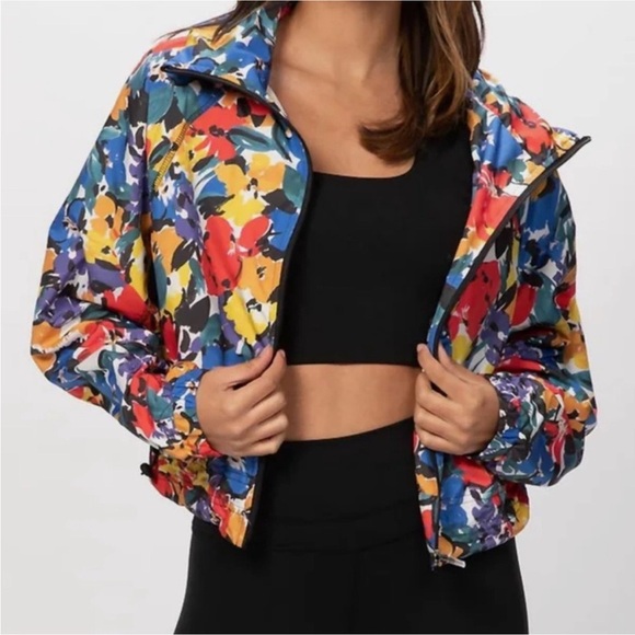 New! Beach Riot Revolve Erica Buttercup Wind Breaker Jacket Windbreaker Zipper - Picture 1 of 15